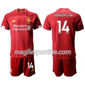 Completo Calcio Liverpool HENDERSON 14 Bambino Divisa Prima 2019/2020